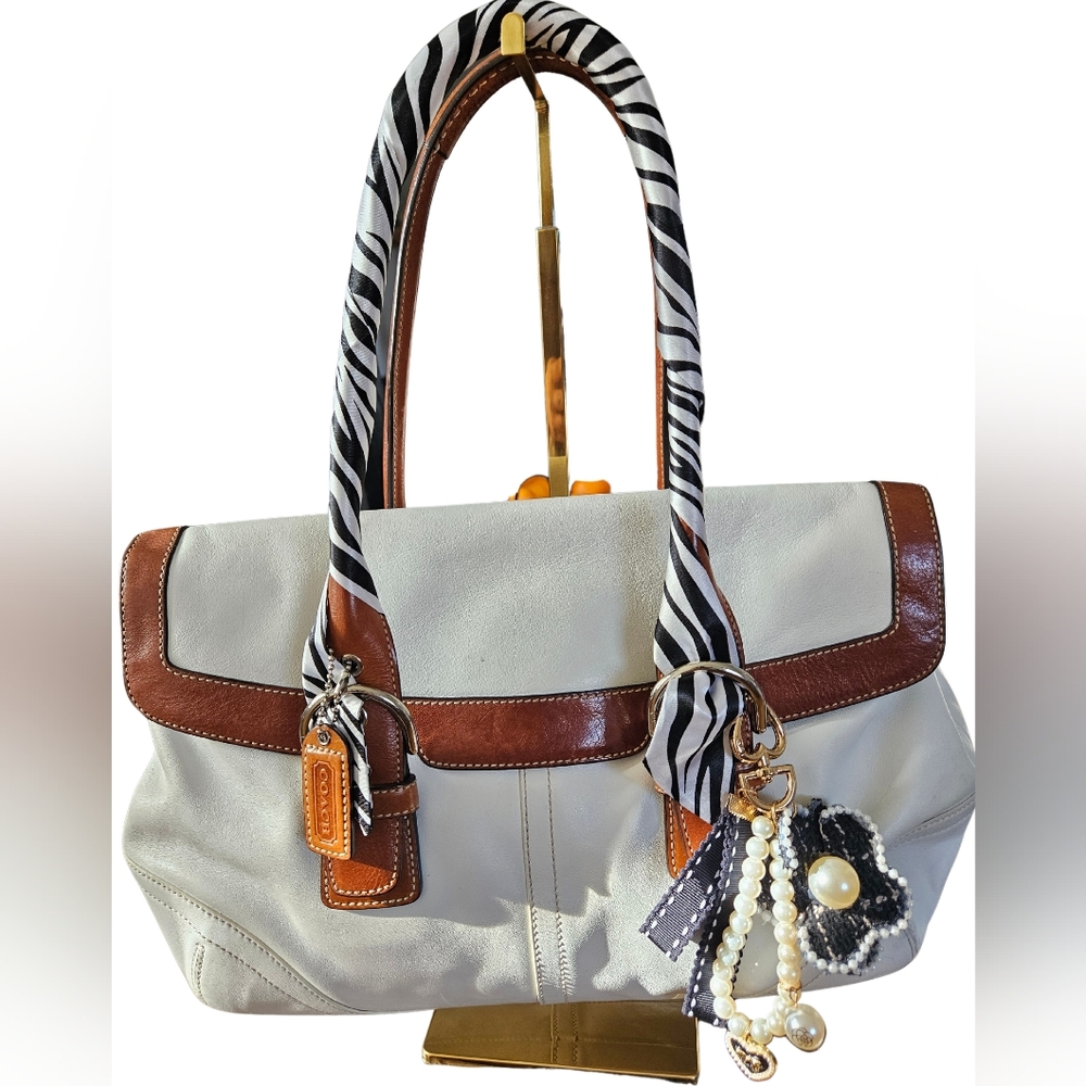 ⭐️COA⭐️COACH Hampton Leather Soho Satchel (Nov, 2004) w/Dust Bag